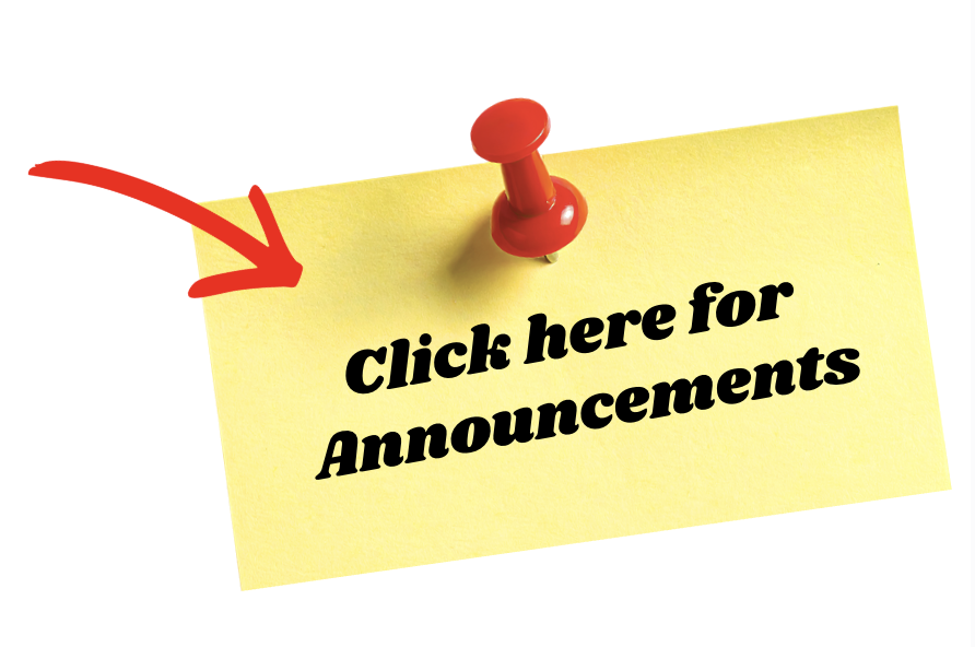Click here for announcements