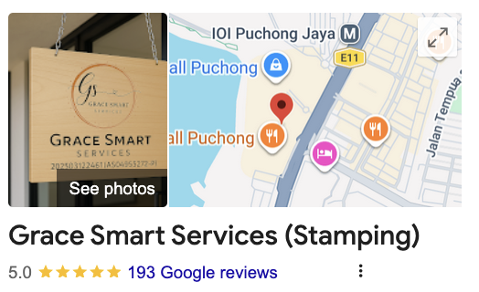 Google reviews 5 stars 193 reviews