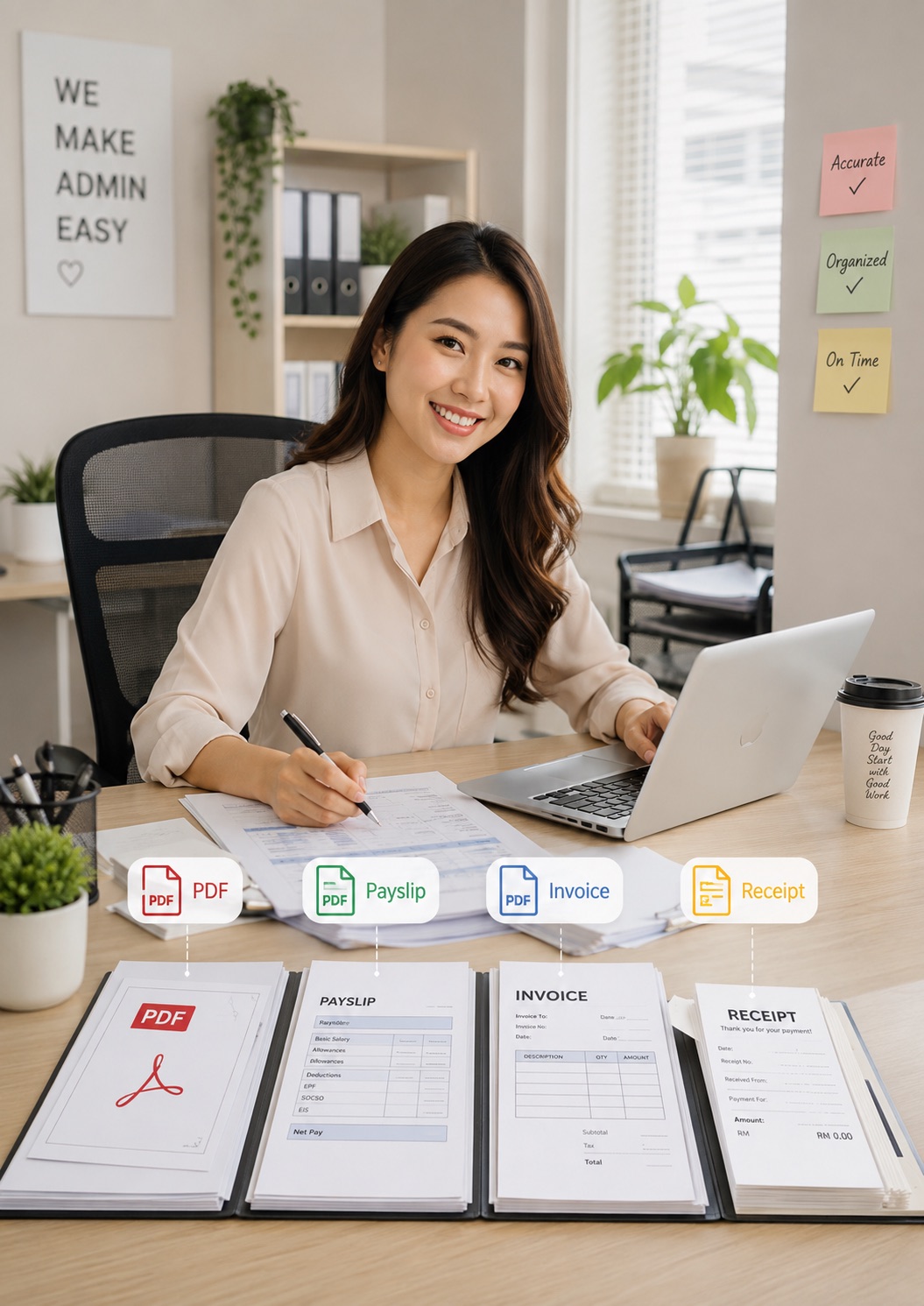 Administrative paperwork preview